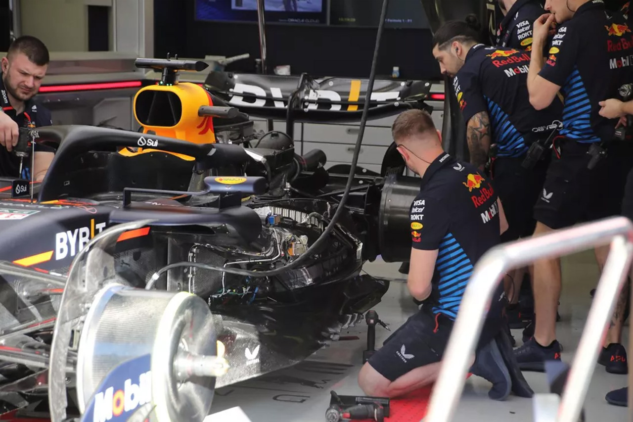 レッドブルF1 『RB20』:インレット配置を可能にした内部のデザイン変更