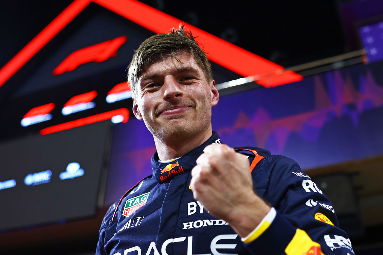 F1バーレーンGP：フェルスタッペンが通算33回目のポールポジション