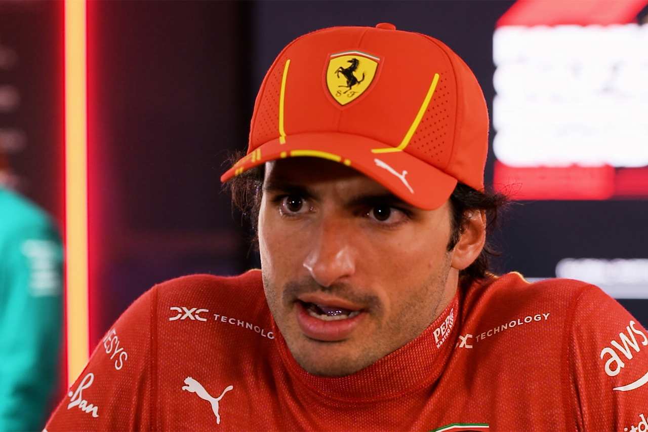 カルロス・サインツJr. F1バーレーンGP「ペレスに迫れたのは嬉しい驚き」