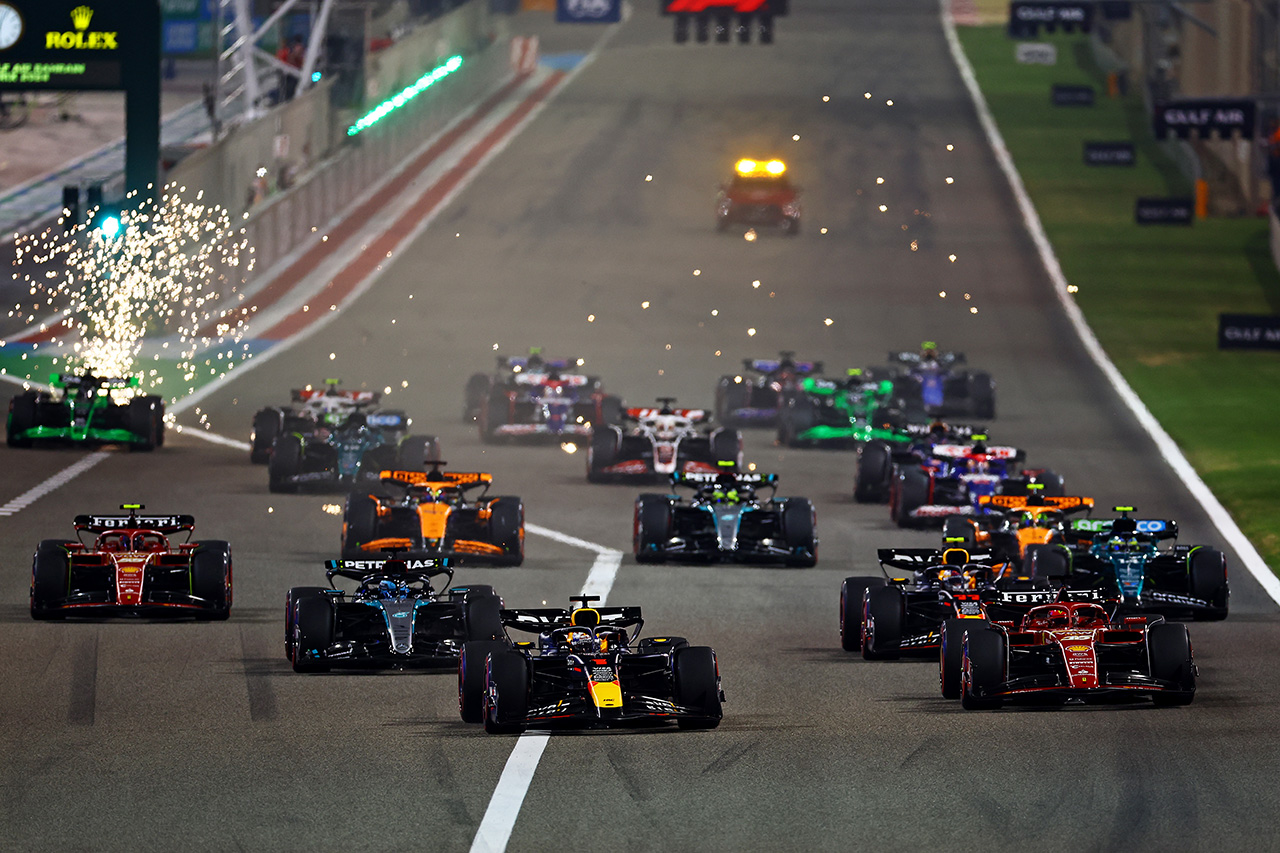 F1バーレーンGP 決勝：マックス・フェルスタッペンが優勝 角田裕毅14位
