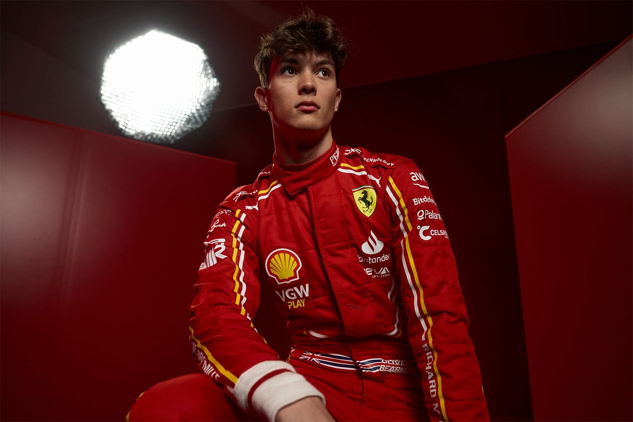 フェラーリF1 サインツ欠場 代役でオリバー・ベアマンがF1デビュー