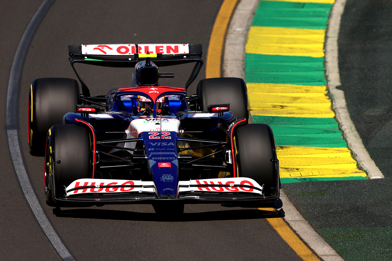 F1オーストラリアGP フリー走行1:フェルスタッペン2番手 角田裕毅5番手
