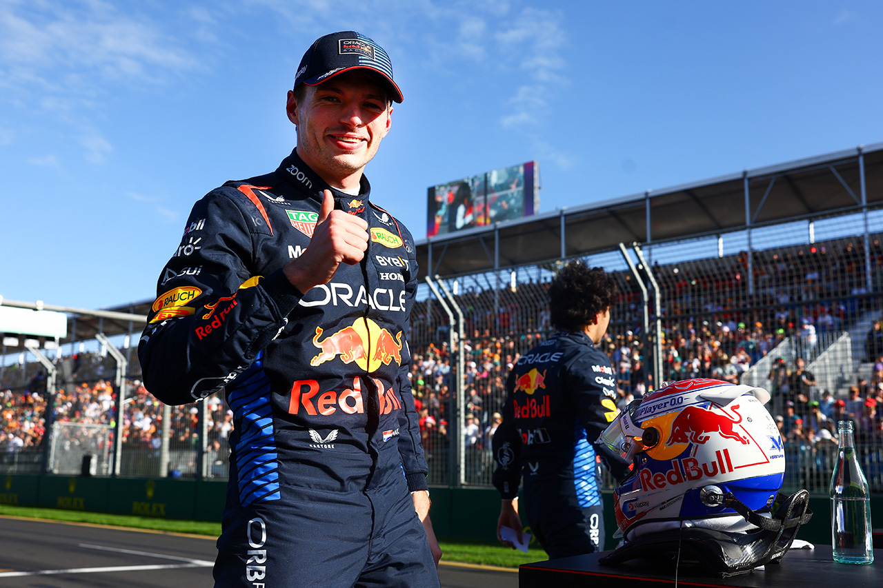 フェルスタッペンがF1オーストラリアGP圧巻ポール 角田裕毅が大健闘8位