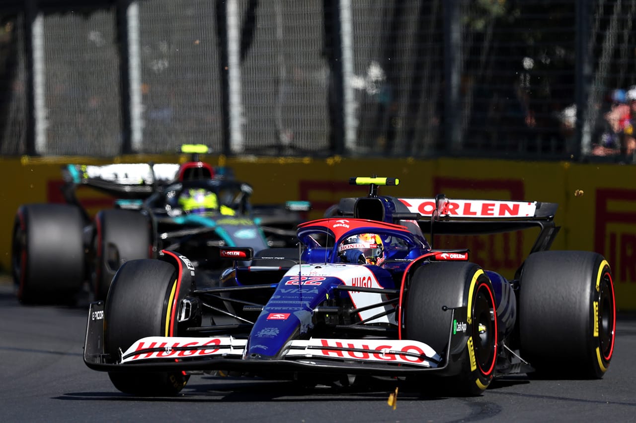 F1オーストラリアGP 決勝：角田裕毅が8位入賞 フェルスタッペンがリタイア