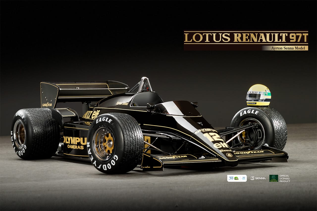 アイルトン・セナF1初勝利マシン『ロータス97T』がデアゴスティーニに登場