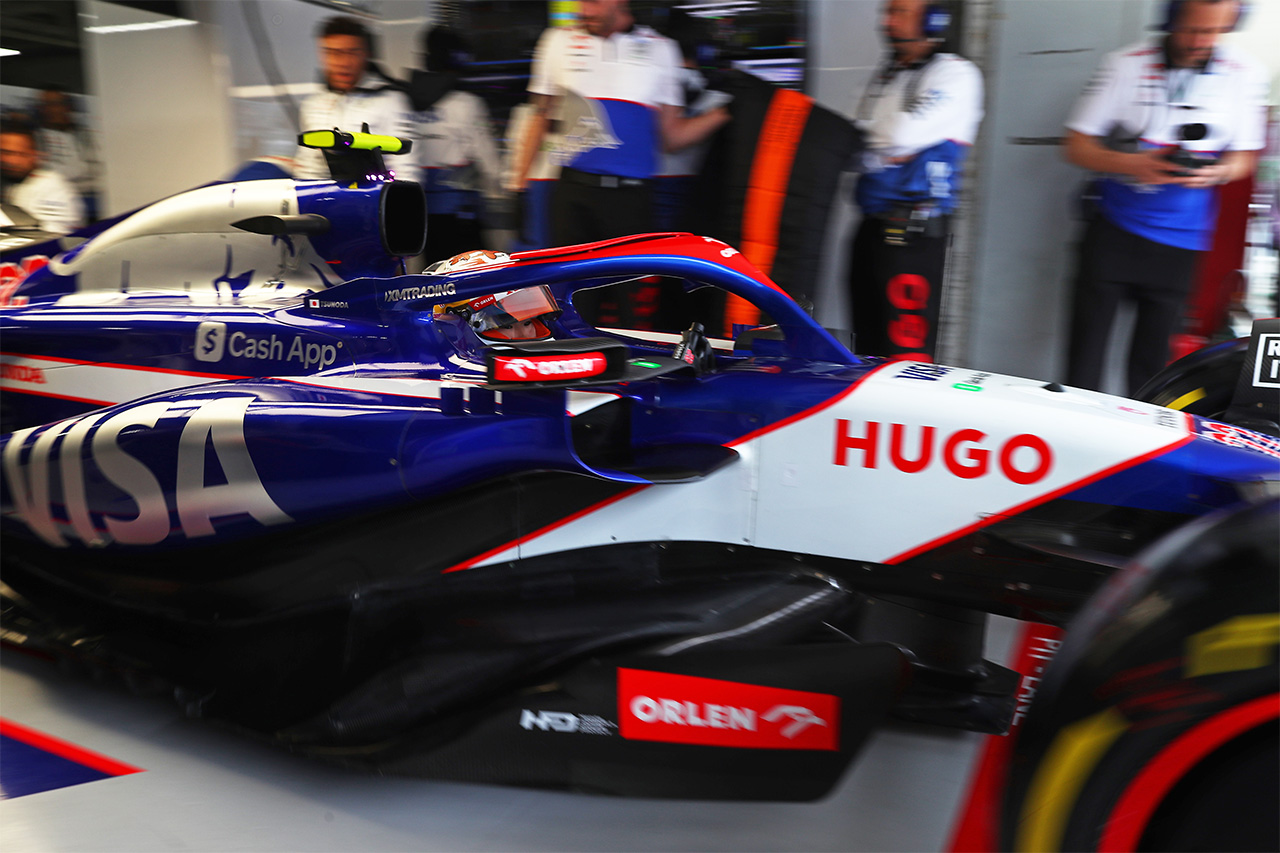 角田裕毅 F1日本GP投入の新型フロアの「バランスに満足」とRB幹部