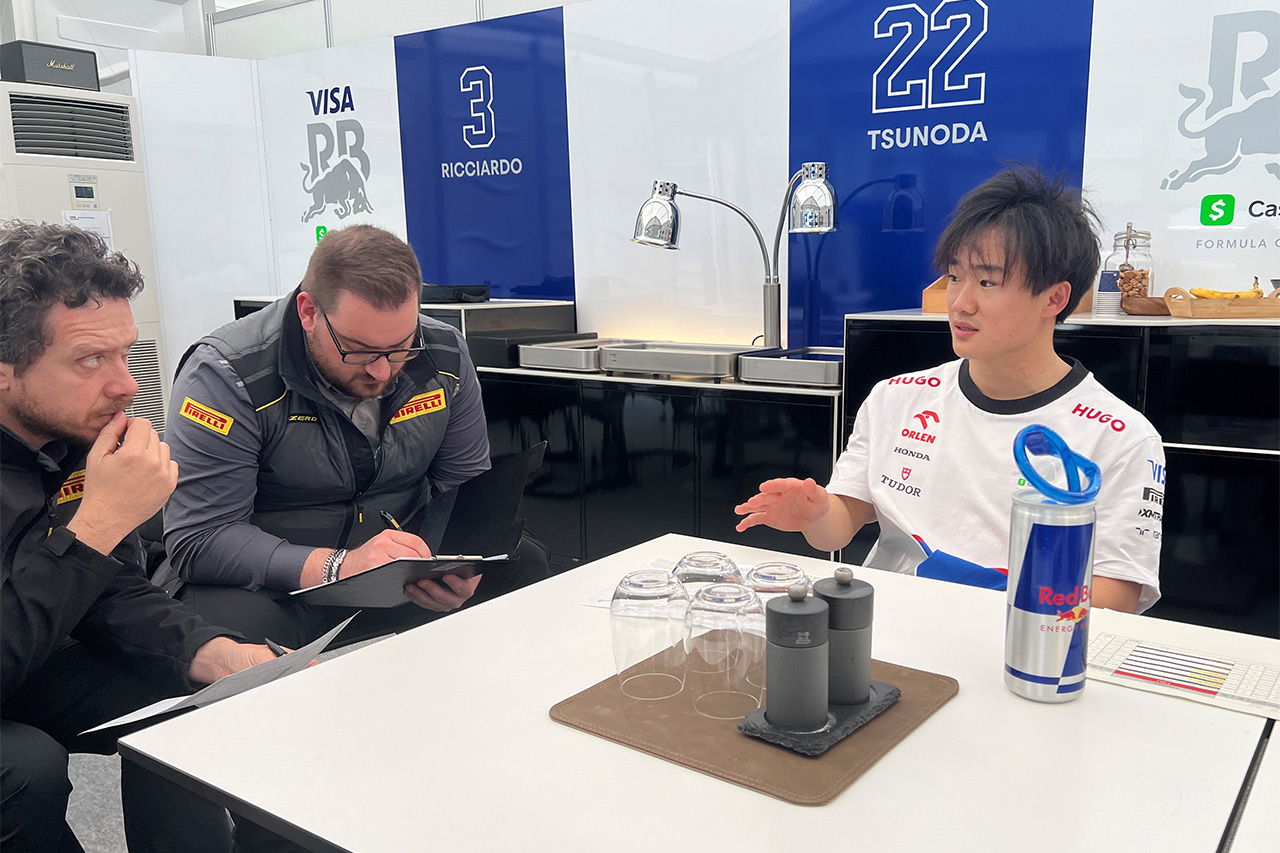 角田裕毅とボッタスで264周を走行 鈴鹿F1タイヤテスト2日目