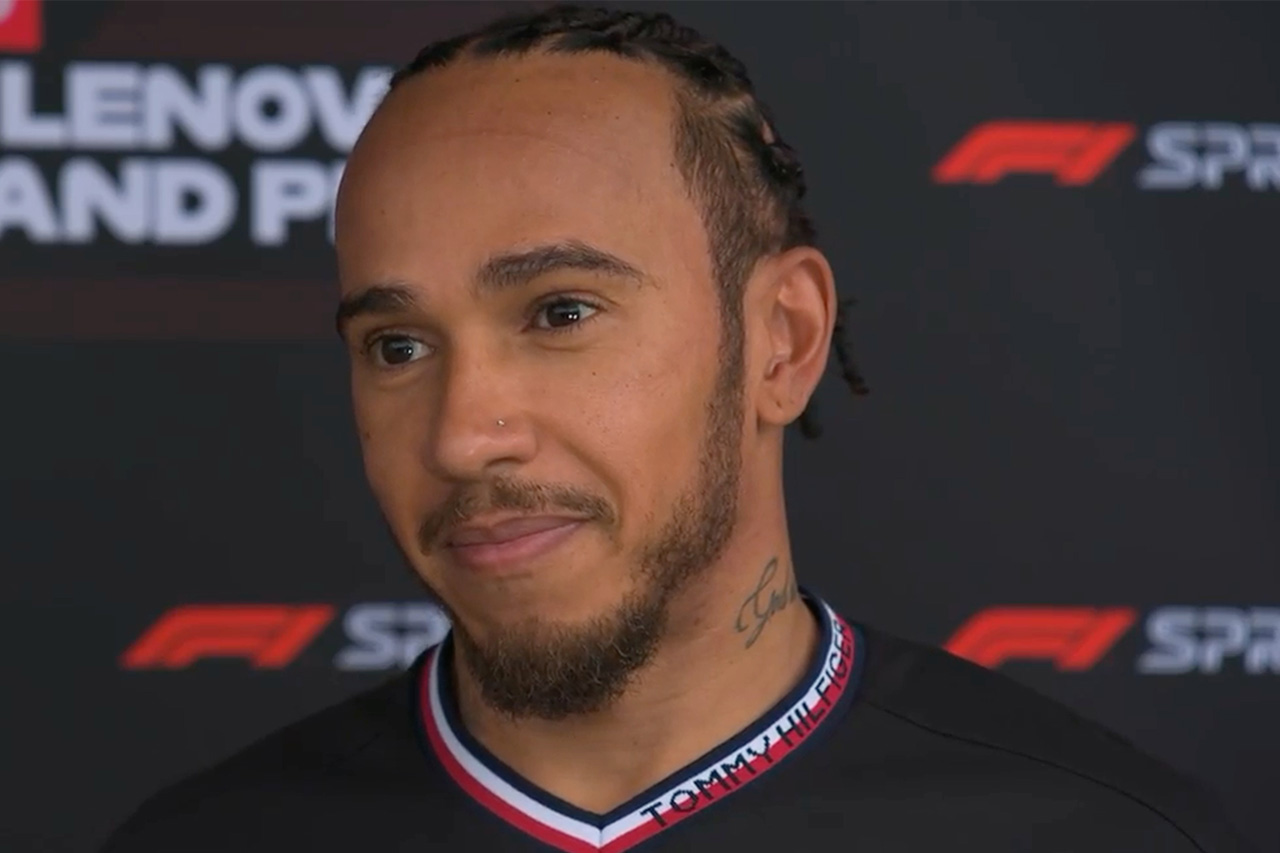 ルイス・ハミルトン F1中国GPスプリント予選「雨が降って生き返った」