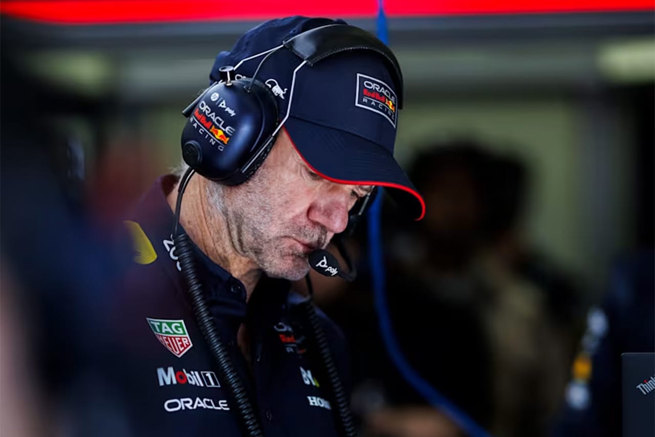 レッドブルF1 エイドリアン・ニューウェイの離脱を正式発表