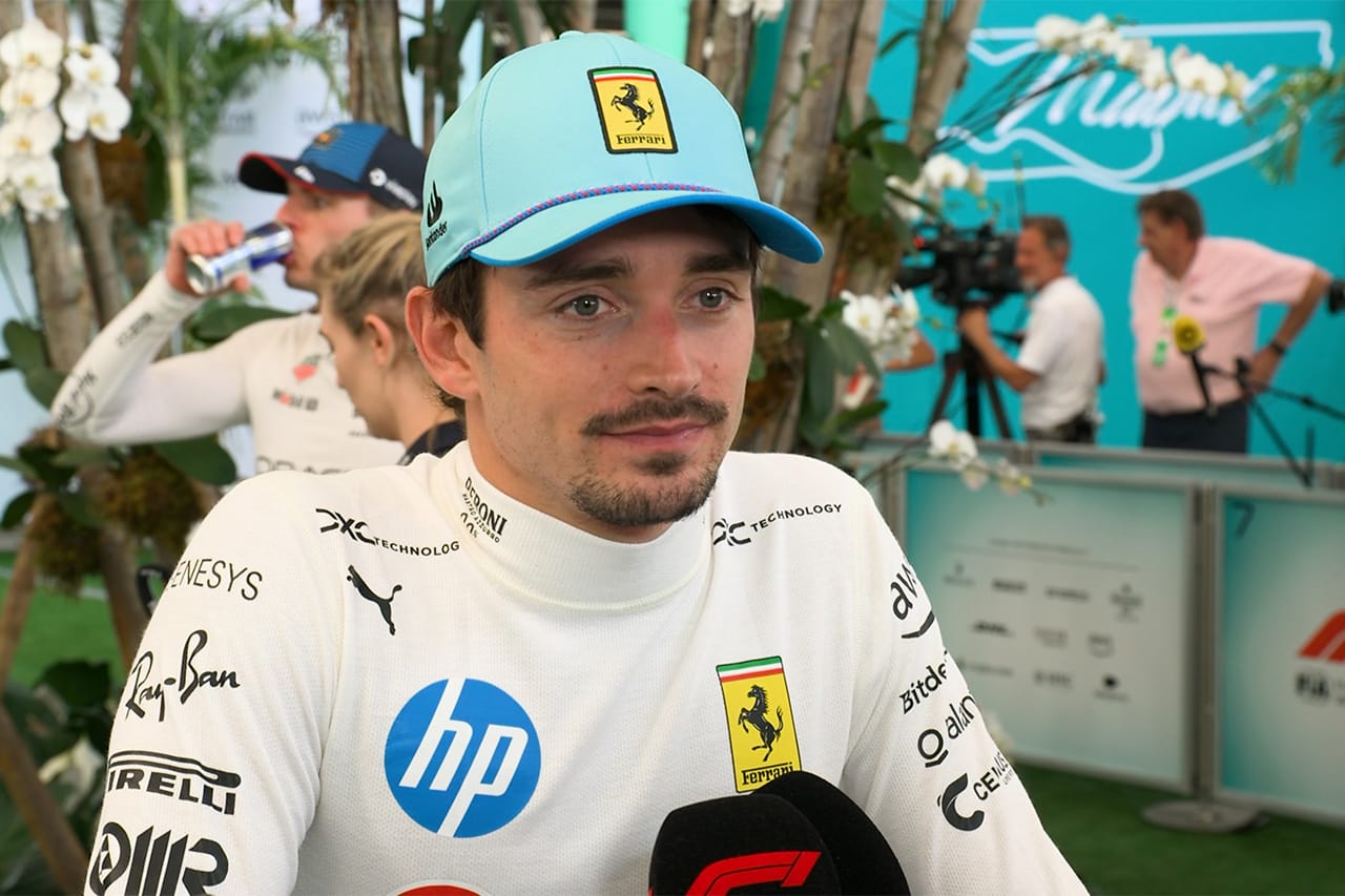 ルクレール F1マイアミGP決勝「マクラーレンに追いつく必要がある」