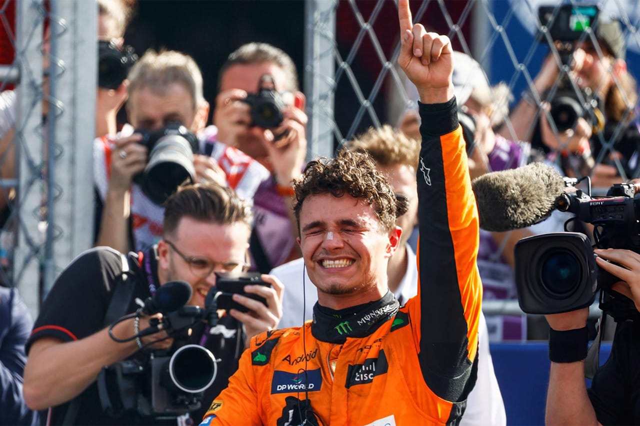 ランド・ノリスが110戦目となったF1マイアミGPで待望のF1初優勝!