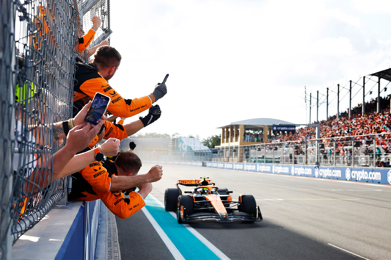 F1マイアミGP考察：ノリスの初勝利はセーフティカーの幸運だけにあらず