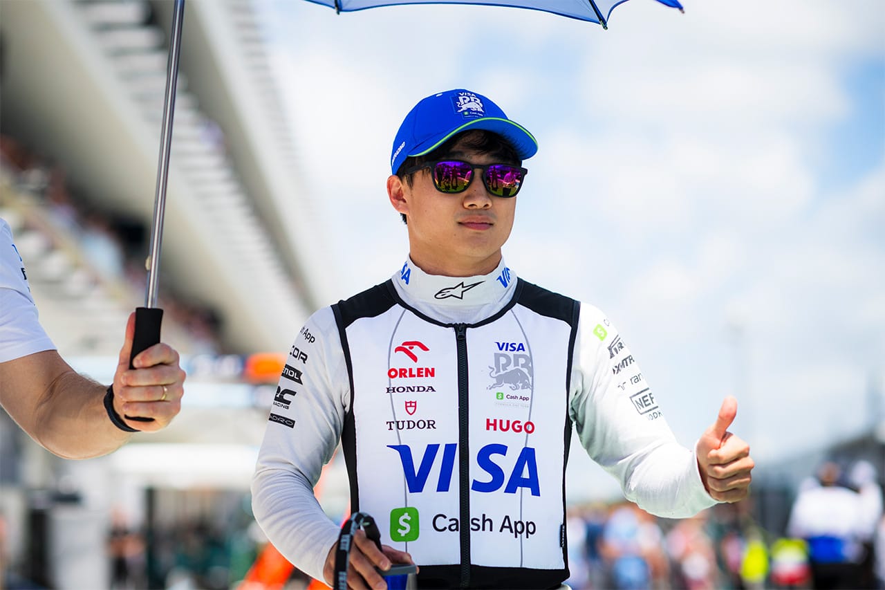 角田裕毅 F1マイアミGPの公式パワーランキングで2位にランクイン