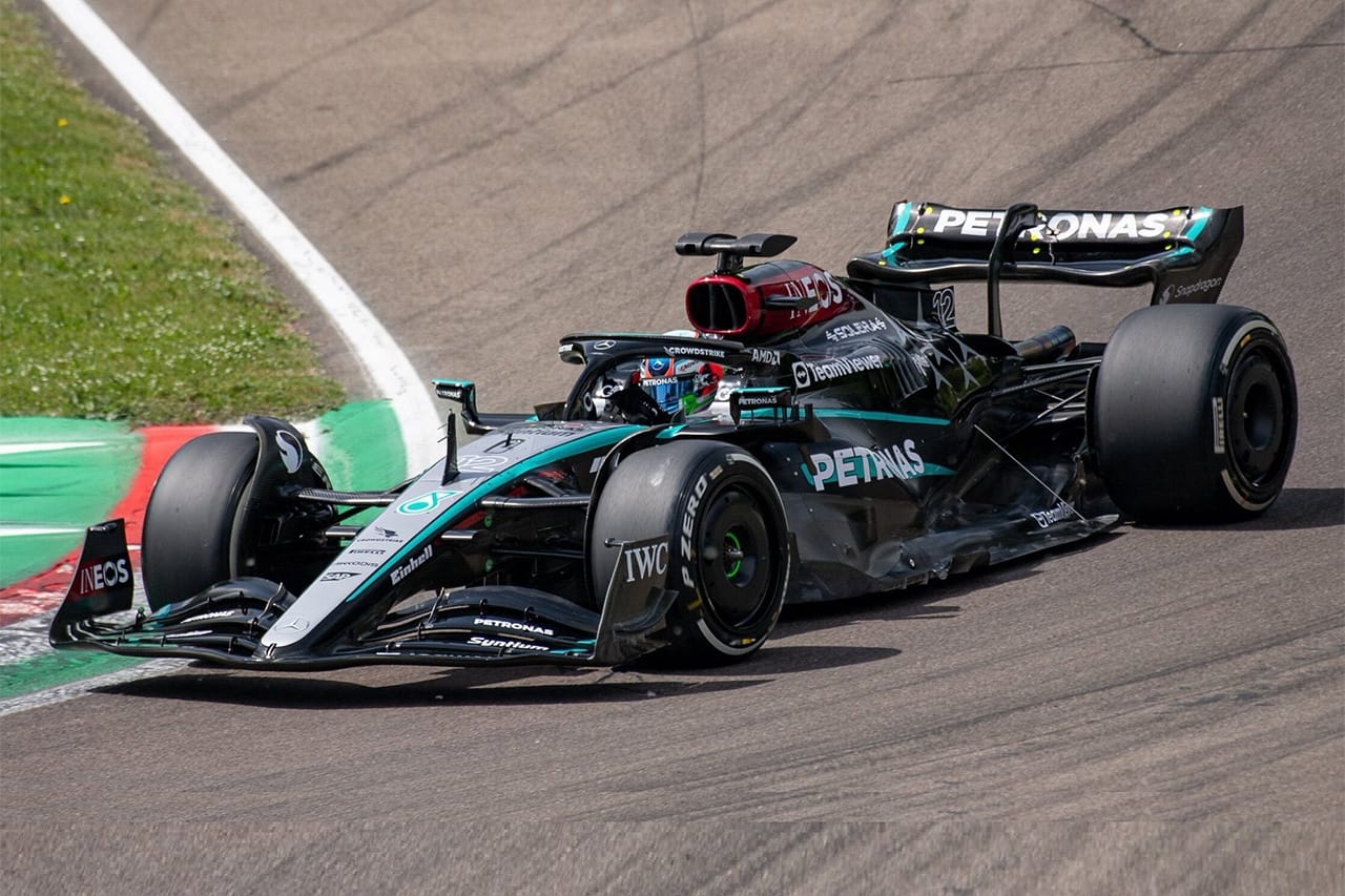 メルセデスF1 アントネッリとミック・シューマッハが参加のテストを完了