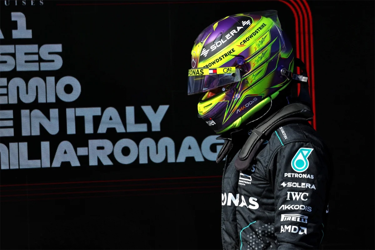 ハミルトン F1エミリア・ロマーニャGP予選「可能なら角田裕毅を捕えたい」