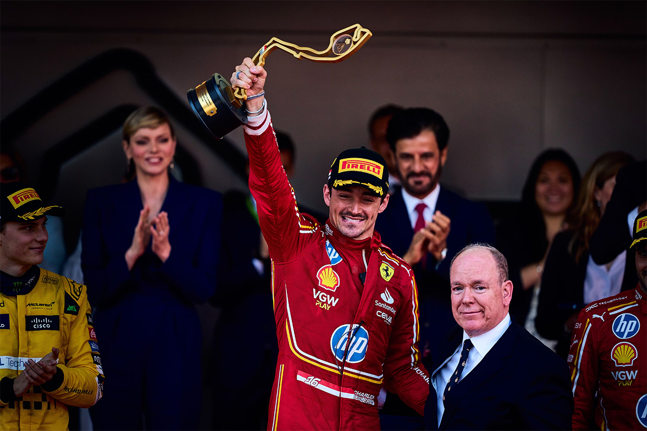 ルクレール F1モナコGP優勝「言葉にならない…父に思いを馳せていた」