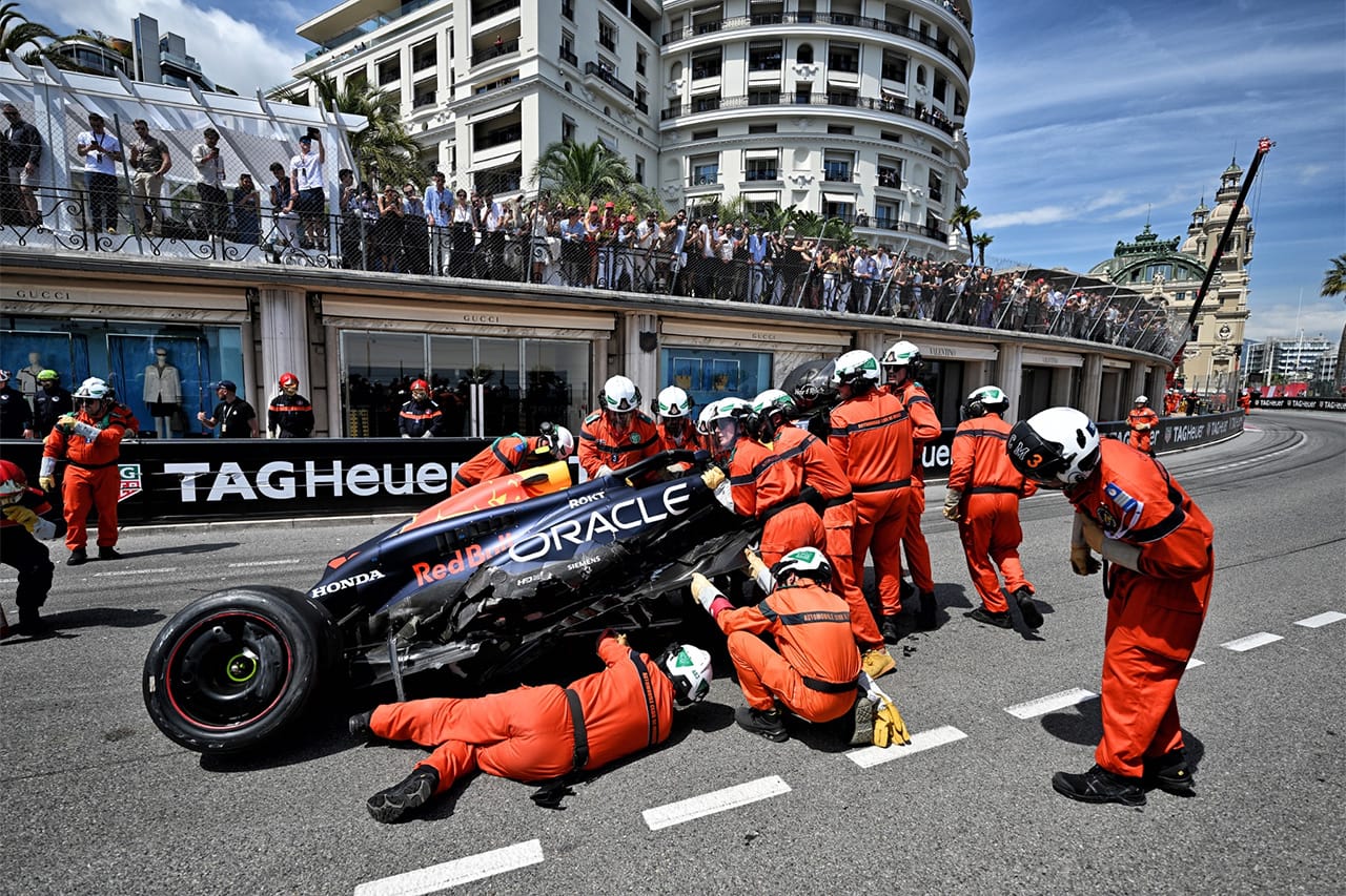 レッドブルF1 セルジオ・ペレスのマシン大破で最大4億7000万円の損害