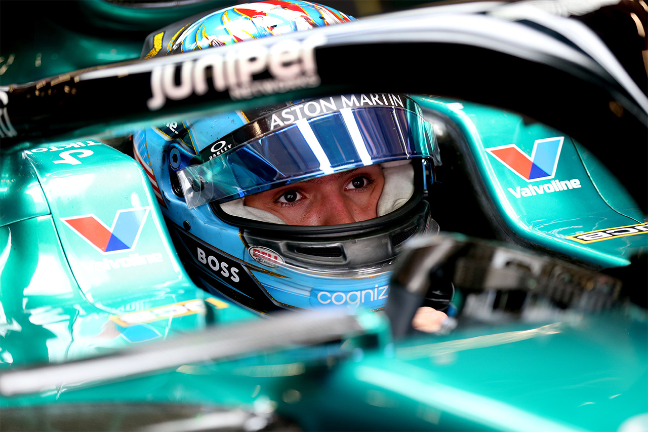 ジャック・クロフォード アストンマーティンF1とのF1初テストを完了