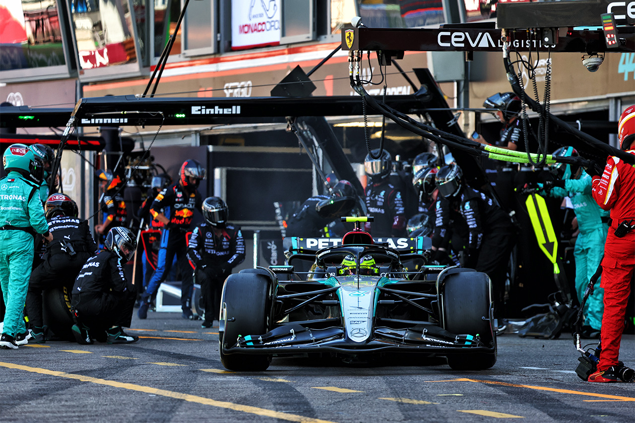 メルセデスF1 ピットストップを大幅に改善「全方向的の努力の結晶」