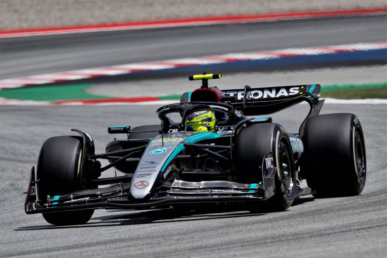 F1スペインGP初日はハミルトンが最速 角田裕毅のRBは不安な出だし