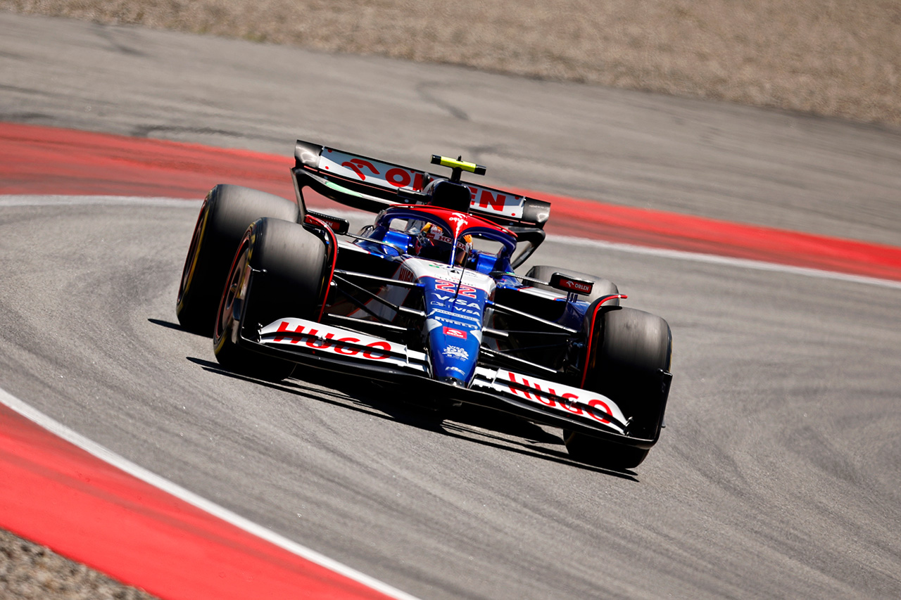 F1スペインGP フリー走行3回目：フェルスタッペン4番手 角田裕毅18番手