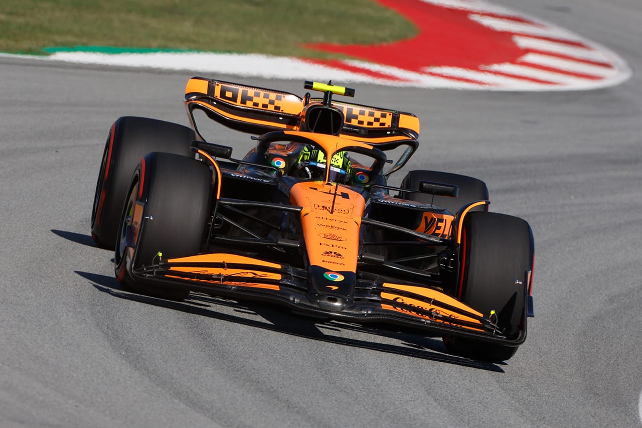 F1スペインGP 予選：ランド・ノリスがポール獲得 角田裕毅は17番手