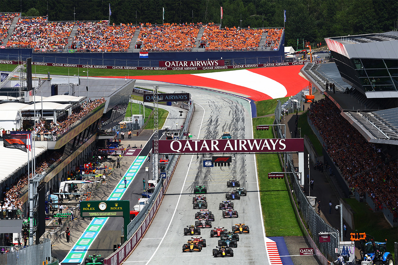 2024年F1オーストリアGP 決勝：順位・結果表