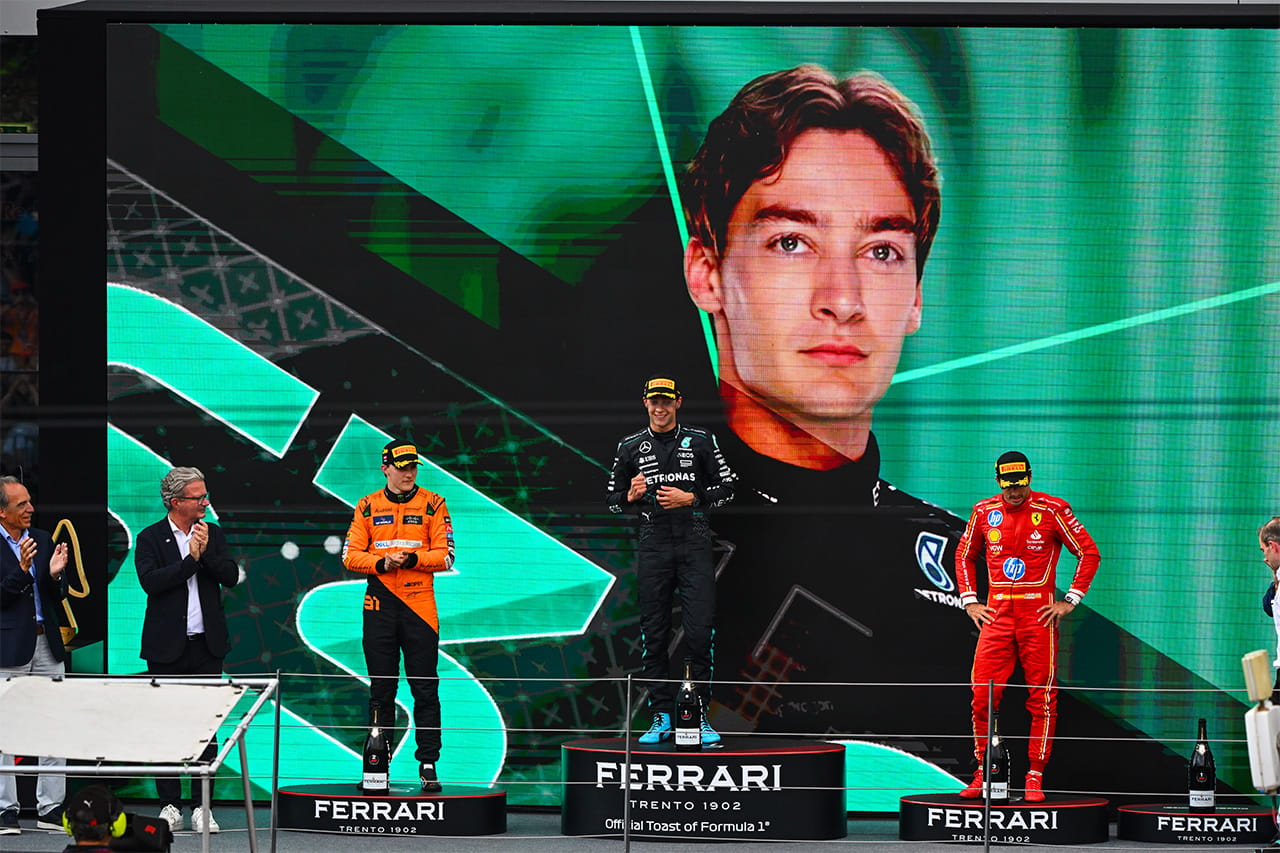 2024年 F1ポイントランキング (第11戦 F1オーストリアGP終了時点)