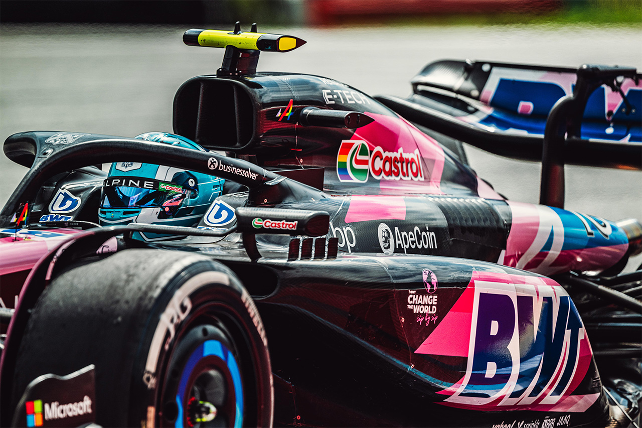 ピエール・ガスリー オコンを抜きながら「チャオ！」F1オーストリアGP