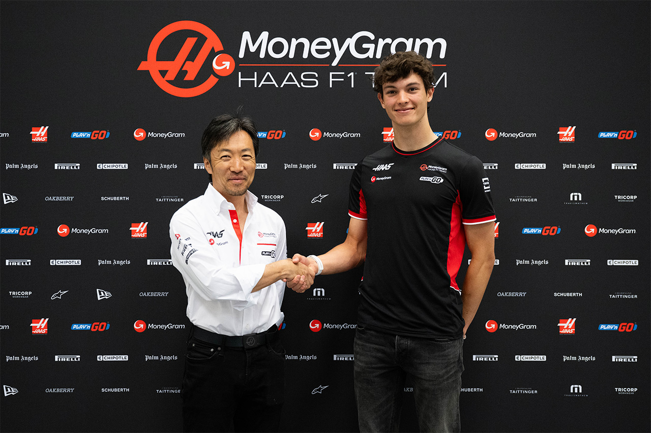 ハースF1チーム オリバー・ベアマンの2025年の起用を正式発表
