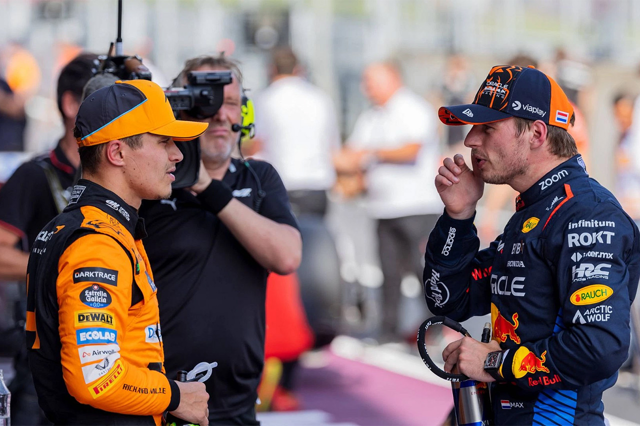 ノリス F1オーストリアGPでフェルスタッペンと衝突も「行動は変えない」