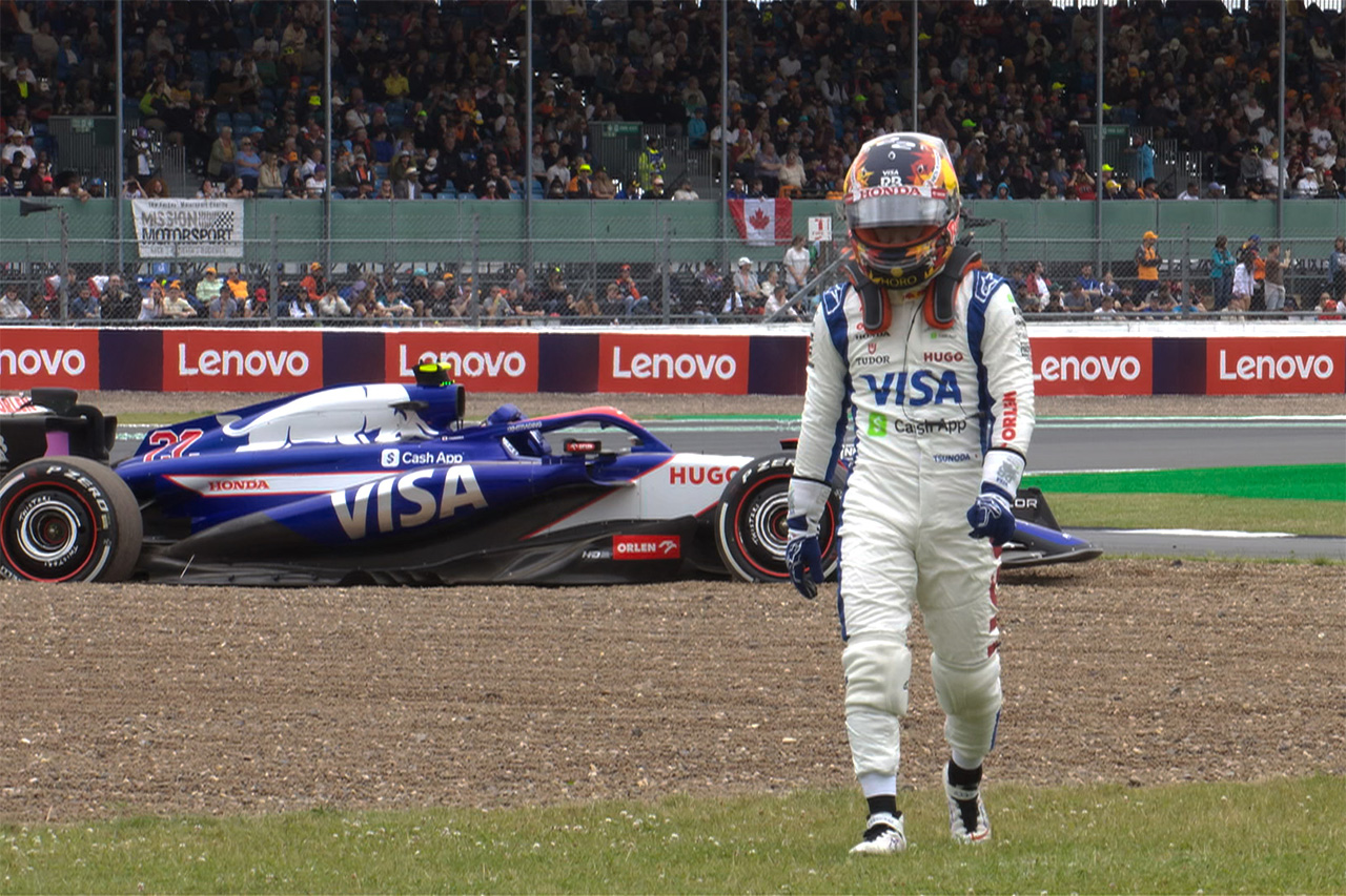 F1イギリスGP フリー走行1回目：ランド・ノリス最速 角田裕毅は20番手