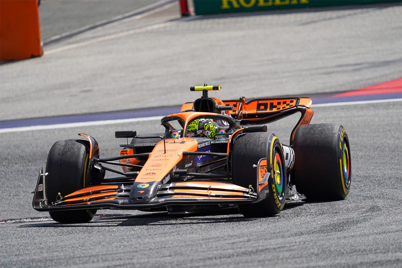 角田裕毅 F1イギリスGPのFP1で不用意なスピン 最速はランド・ノリス