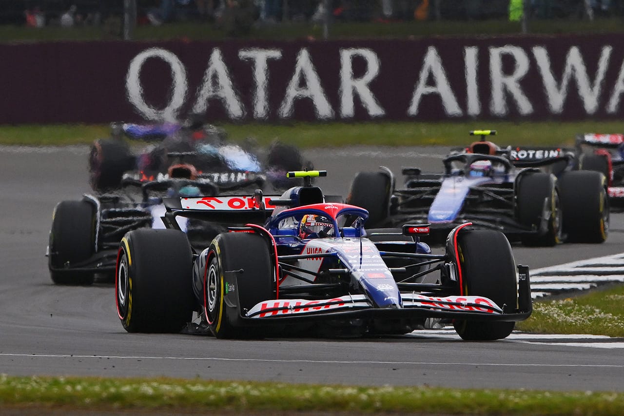 F1イギリスGP 決勝:ルイス・ハミルトンが今季初優勝 角田裕毅は10位