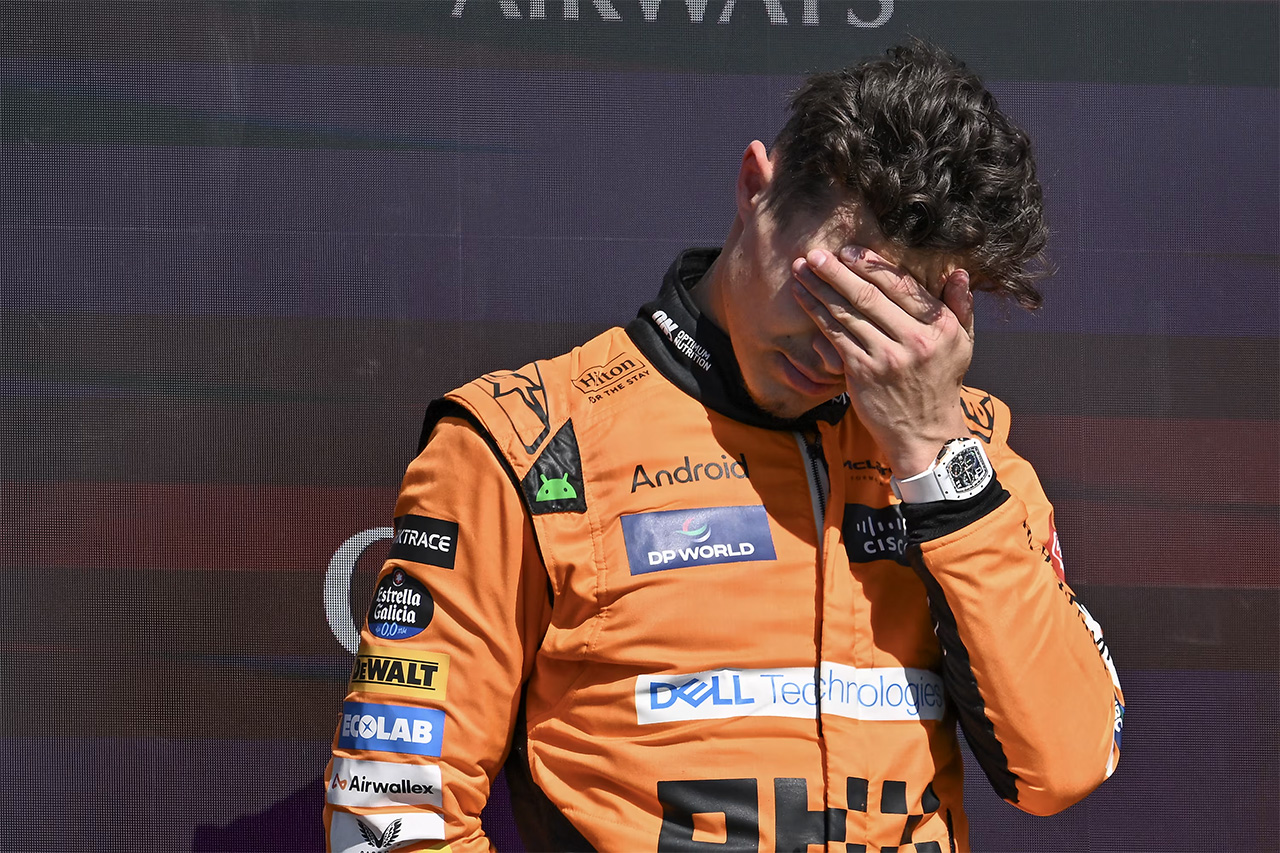 ランド・ノリス F1イギリスGP決勝「正しい判断を下せなかった自分のせい」