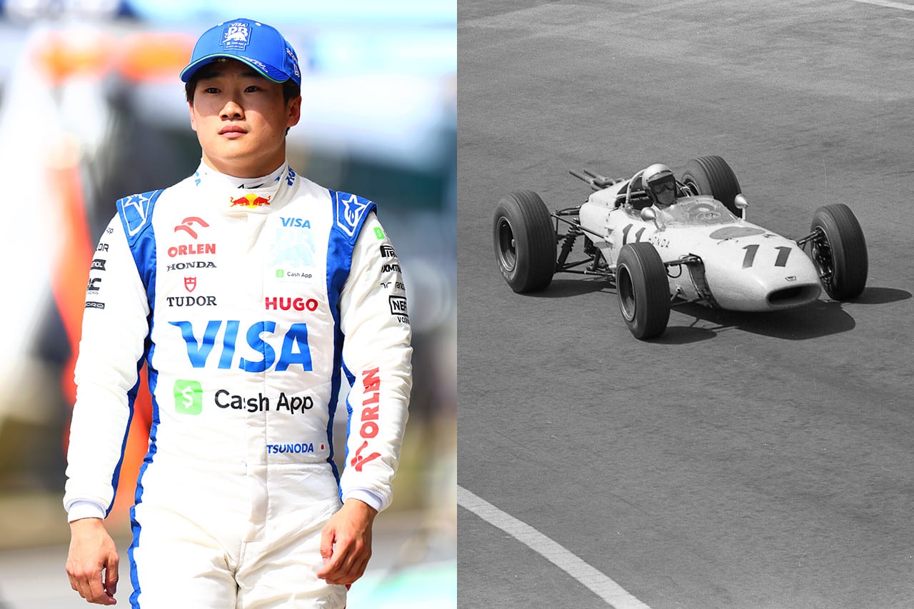 角田裕毅 ホンダF1の活動60周年を記念してグッドウッドでRA272をドライブ