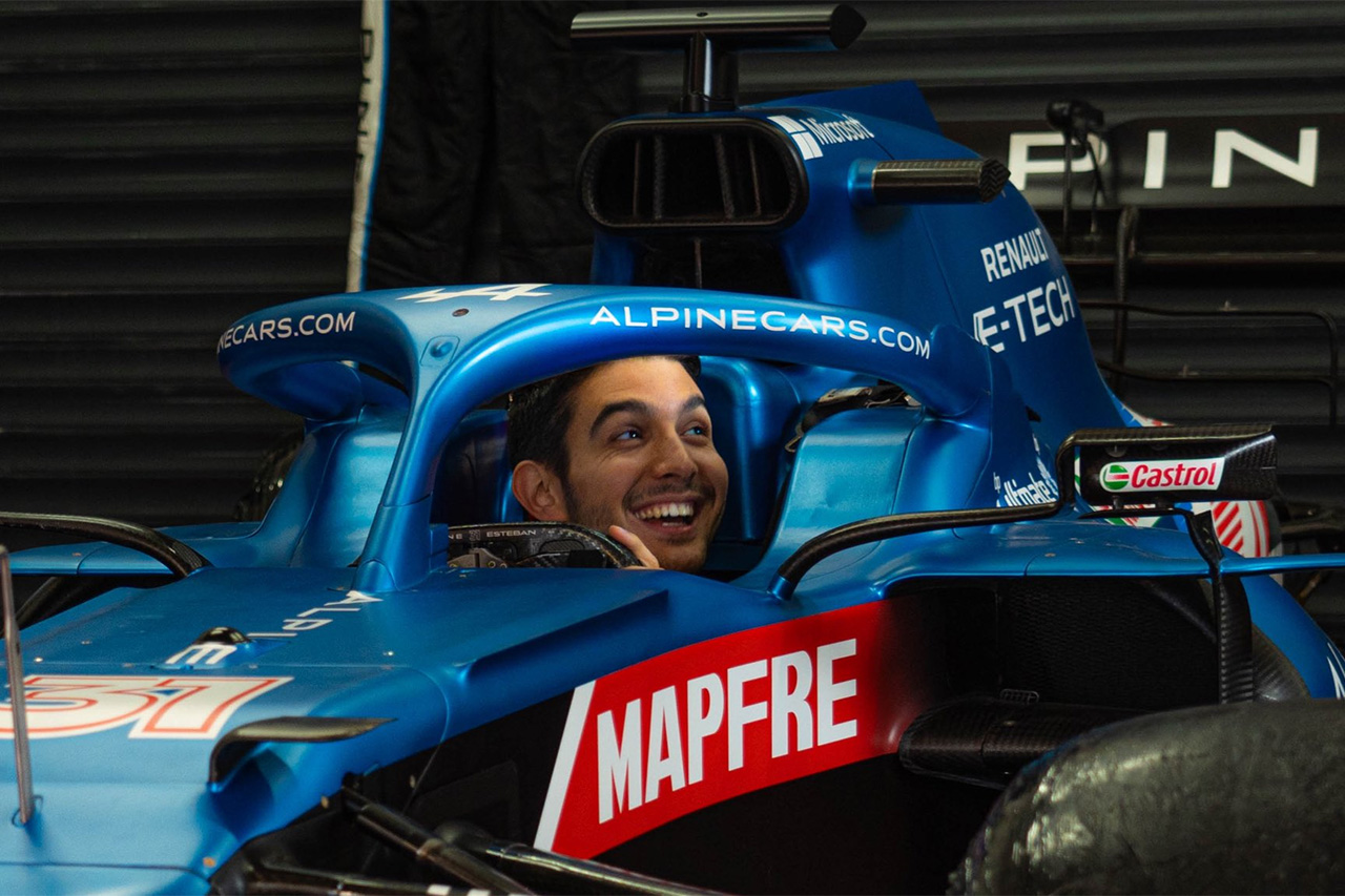 エステバン・オコン アルピーヌF1との勝利マシン「A521」を入手