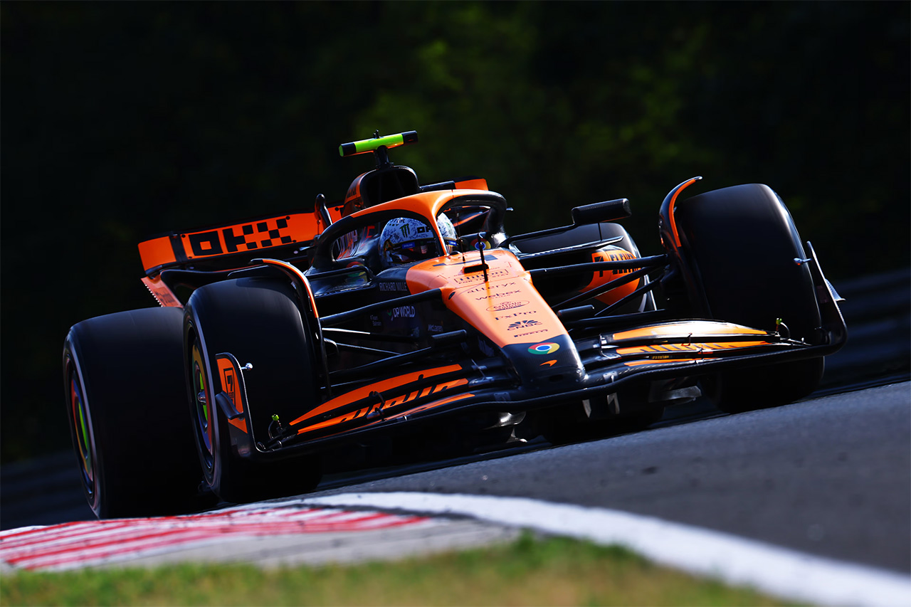 角田裕毅はサスペンション変更で停滞 ノリスがF1ハンガリーGP初日最速