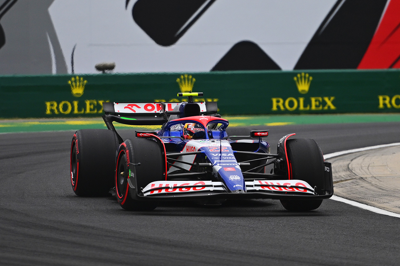 F1ハンガリーGP フリー走行3回目:ランド・ノリス首位 角田裕毅は9番手