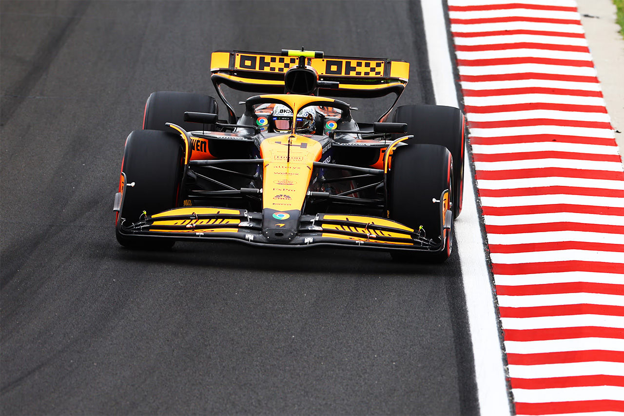 角田裕毅9番手 ノリス最速でF1ハンガリーGPのFP3はマクラーレンが1-2