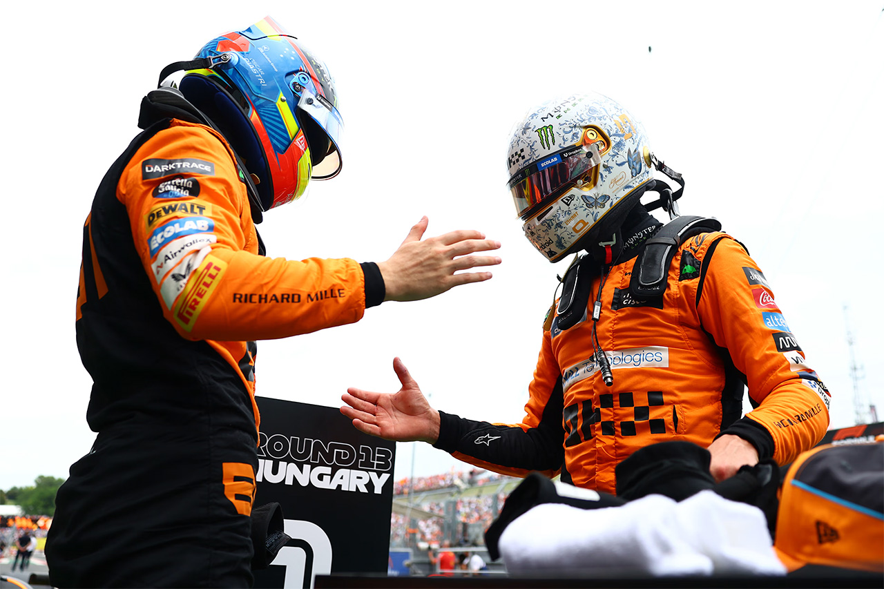2024年F1 ハンガリーGP 決勝:スターティンググリッド