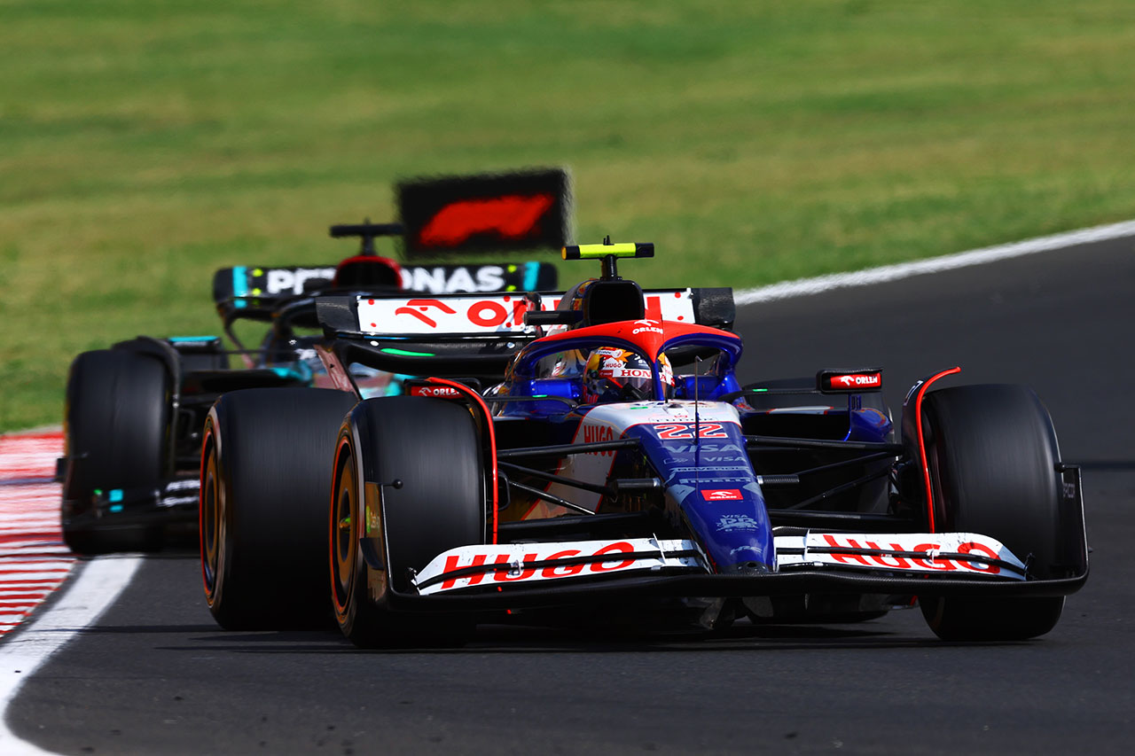 F1ハンガリーGP 決勝:オスカー・ピアストリが初優勝 角田裕毅は9位入賞