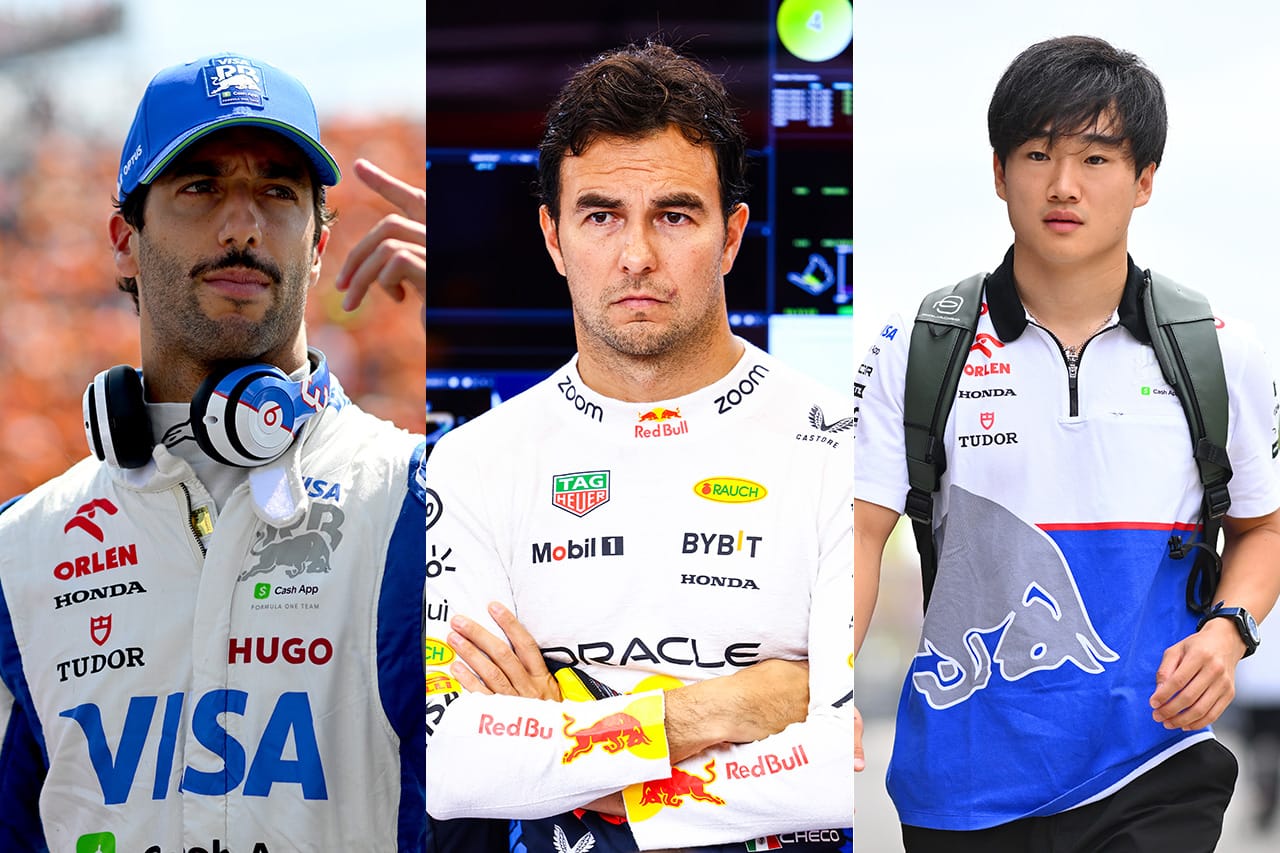 レッドブルF1 ペレス途中解雇の後任はリカルドで2025年に角田裕毅?