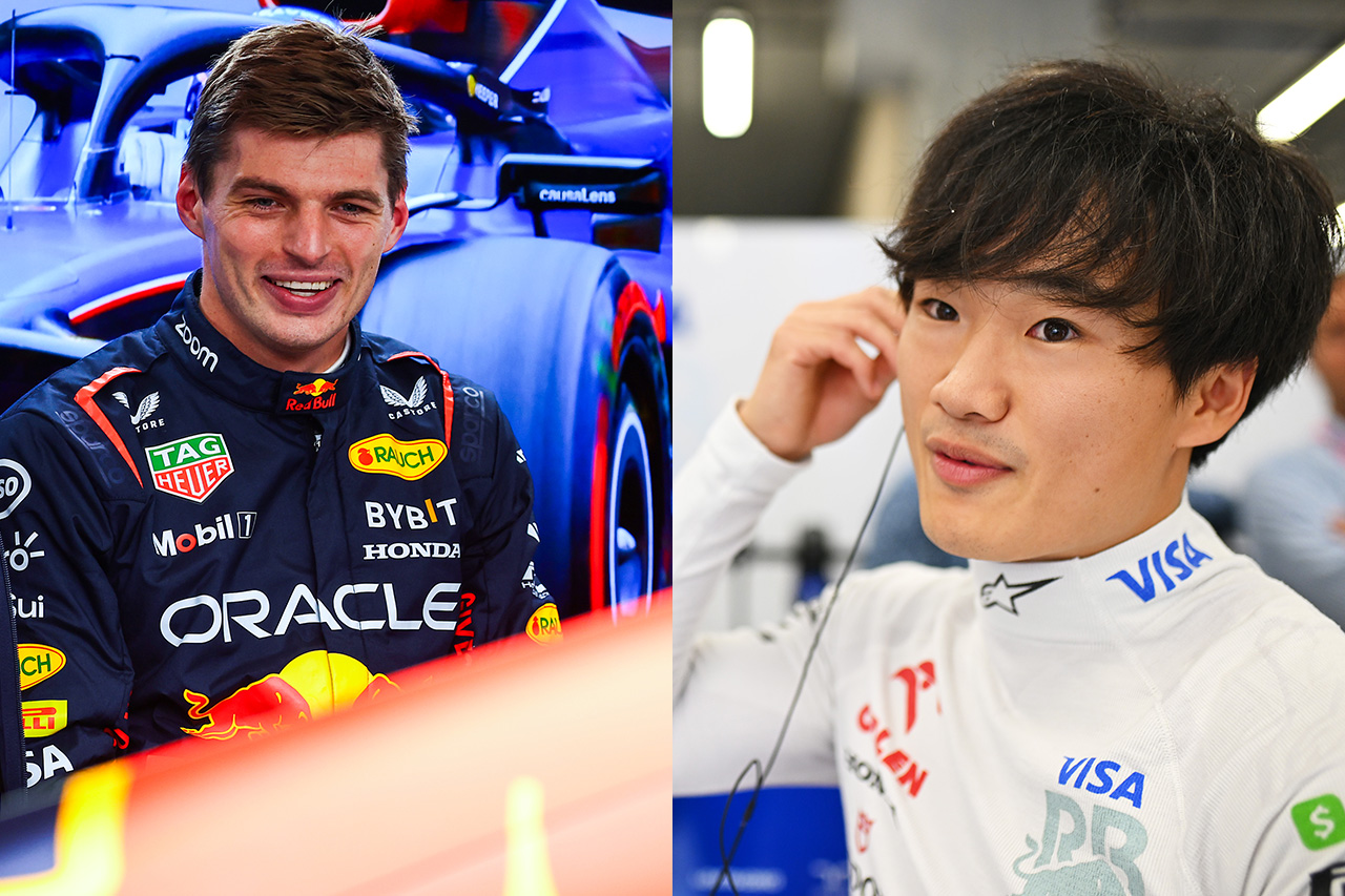 F1ベルギーGP PU交換でフェルスタッペン10グリッド降格 角田裕毅は最後尾スタート