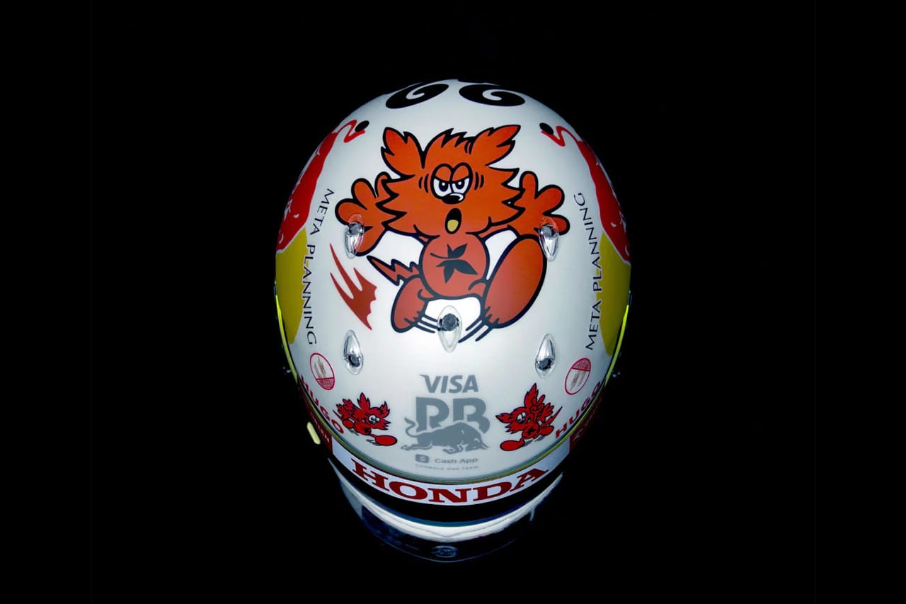 角田裕毅 VERDYとコラボしたF1日本GPの1/2ミニヘルメットを限定販売