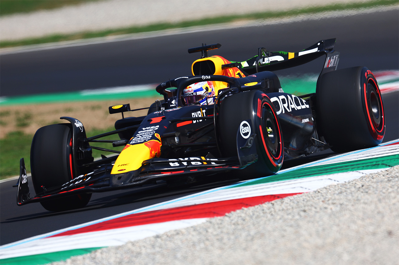 F1イタリアGP FP1レポート：フェルスタッペンが高速モンツァでトップ発進