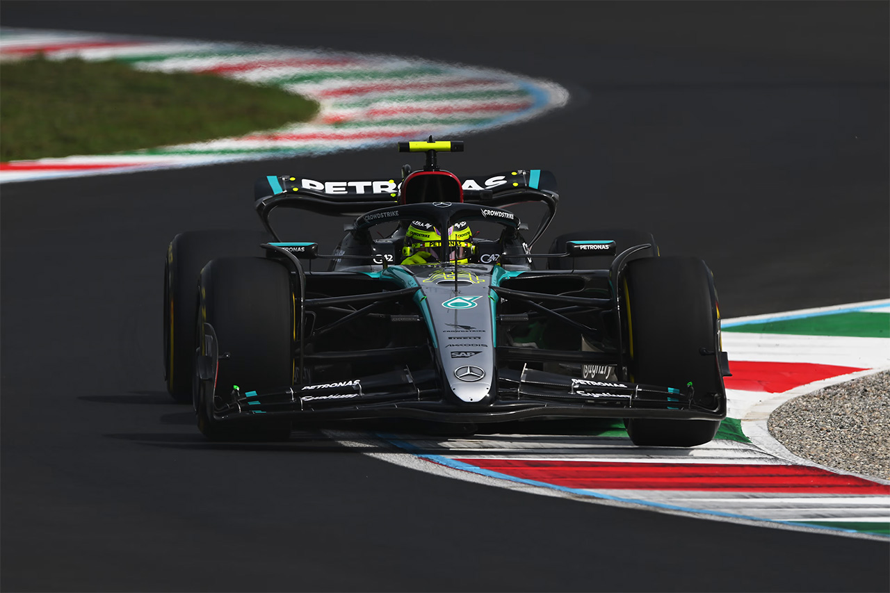 F1イタリアGP FP3レポート:ルイス・ハミルトン首位でメルセデスが1-2体制