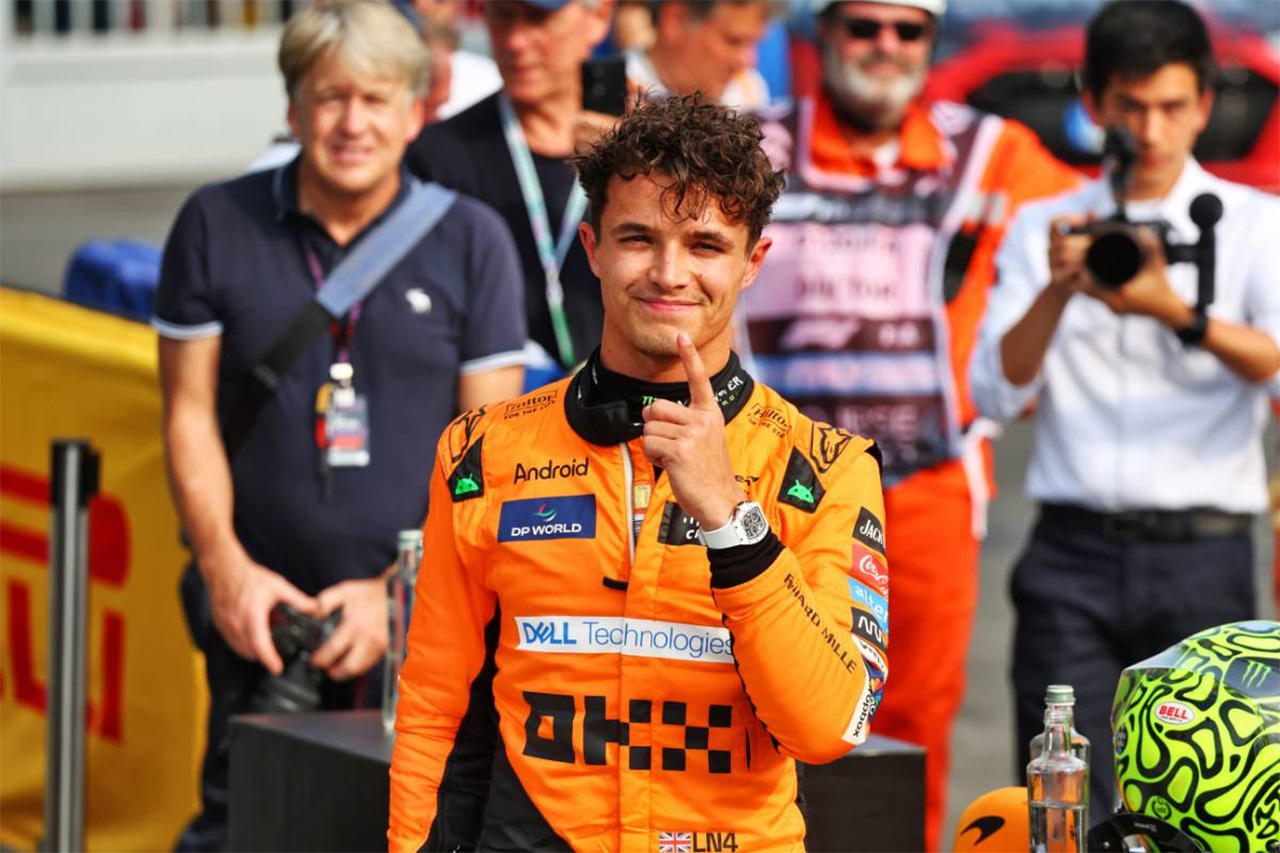 F1イタリアGP 予選レポート:ノリス2戦連続ポールでマクラーレン最前列独占