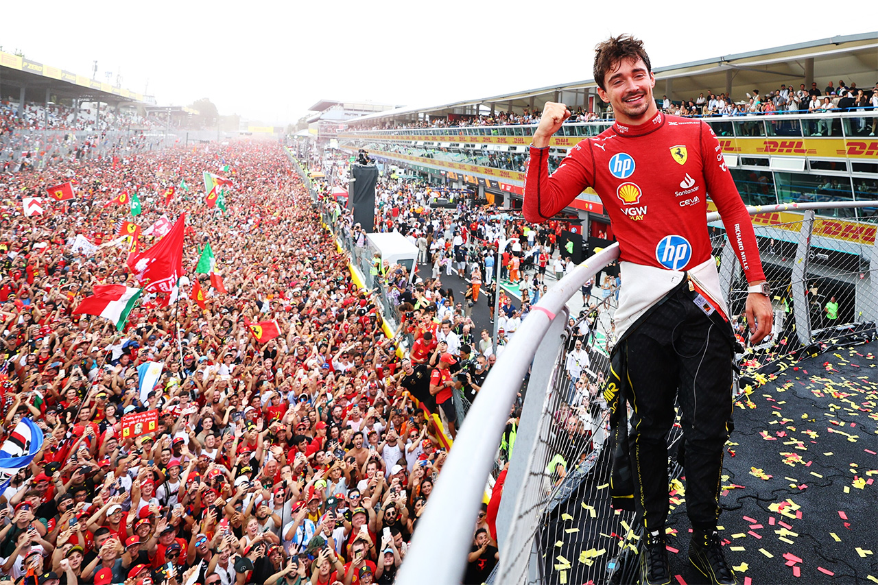 2024年F1 ポイントランキング （第16戦 イタリアGP終了時点）