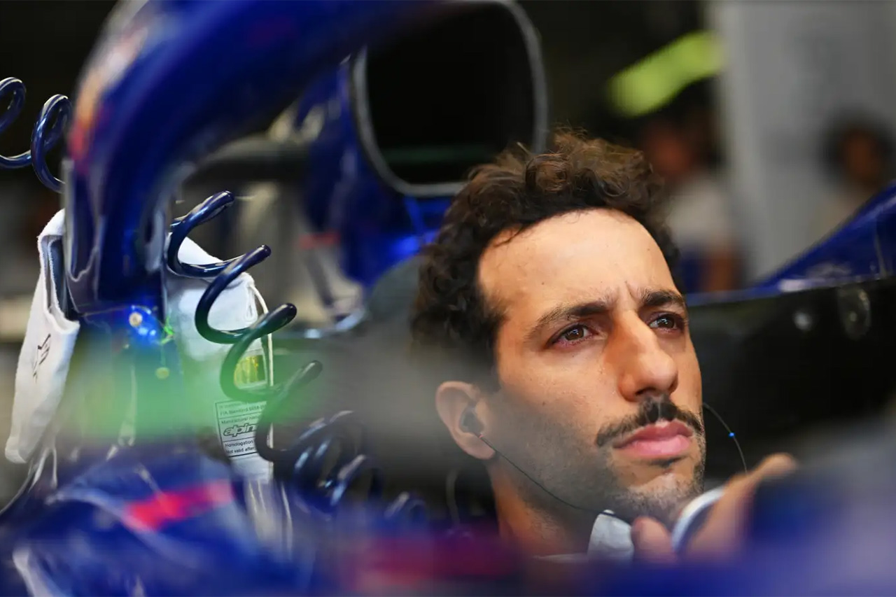 リカルド RBのF1アップグレードは「角田裕毅の一戦だけでは判断できない」